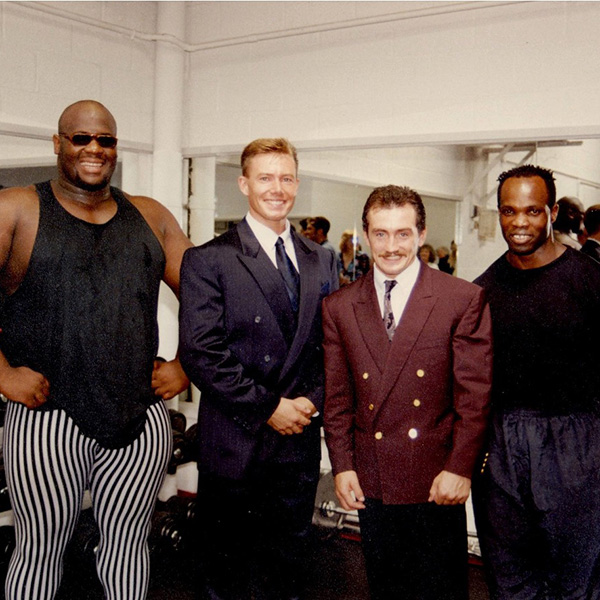 Rob Stewart with former WBA Boxing world champion Barry McGuigan MBE